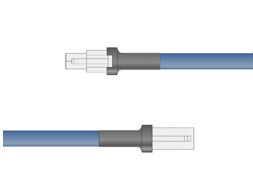 Extension Cable 24V, 10 meters, flying leads on one side