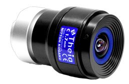 1.7mm ultra wide, low distortion, 3+ MPX, Day/Night, <=1/ 2.5” format, Manual iris, C moun